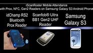 Three RFID readers simultaneously (PROX, NFC, GEN2) on Samsung Galaxy S3 Android phone