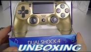 PS4 GOLDEN DUALSHOCK 4 UNBOXING