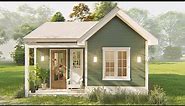 450 Sqft Tiny House with 2 Bedrooms | Small Space, Big Design!