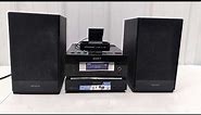 Sony CMT-BX5BT Micro HiFi Component System CD & Bluetooth Set Up