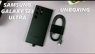 Samsung Galaxy S23 Ultra Phantom Black Unboxing