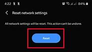 How To Reset Network Settings In A Samsung Galaxy