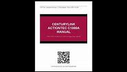 Centurylink Actiontec C1000a Manual