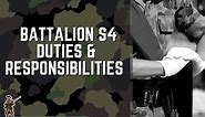 Battalion S4 Duties & Responsibilities