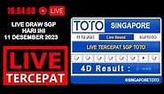 KELUARAN Result LIVE DRAW SGP HARI INI 11 Desember 2023,Pengeluaran sgp hari ini LIVE TERCEPAT