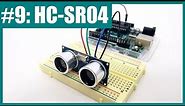 HC-SR04 Ultrasonic Distance Sensor and Arduino (Lesson #9)