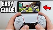 How To Connect PS5 Controller To iPhone or iPad Using BLUETOOTH (Easy Method)