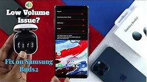 Samsung Galaxy Buds 2 How To Fix Low Volume! [Adjust Sound]