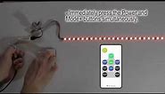 Mini RGB LED Controller with RF Remote for 5-24VDC LED Lights - EcolocityLED.com