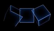 How to create Neon Cubes. 3D animation. Animated neon cubes.