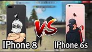 IPhone 8 Plus VS IPhone 6s Plus 📲 Free Fire 🥶🔥
