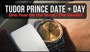 Tudor Prince Date Day Two Tone: One Year The Wrist. Watch Review.