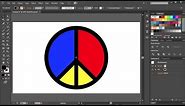 How to Draw a Peace Symbol in Adobe Illustrator