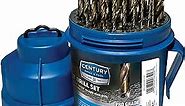 Century Drill & Tool 26529 Pro Grade Cobalt Drill Set, 29 Piece, Made in The USA, for Stainless Steel and Hard Metal