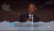 Watch President Obama Read a Mean Tweet From Donald Trump