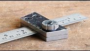 Make A Ruler Marking Gauge || DIY Steel ruler marking Gauge