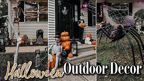 HALLOWEEN 2023 | DIY GRAVEYARD DECORATIONS | FRONT YARD HALLOWEEN DECORATING | OUTDOOR DECOR