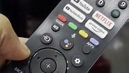 HOW TO USE SONY ANDROID TV REMOTE 2022 || Sony Google Tv Remote Demo || #shorts #ytshorts #32W830K