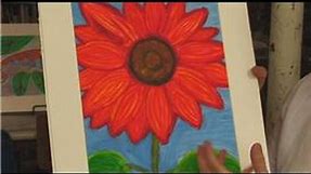 Oil Pastel Techniques : Painting Flowers in Pastels