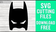 Batman Mask Svg Free Cut File for Cricut
