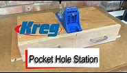 Kreg Jig Work Station - Free Plans - Pocket Hole Work Station