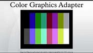 Color Graphics Adapter