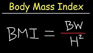How To Calculate BMI - Body Mass Index