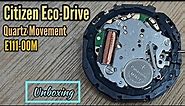 Citizen Eco-Drive Watch E111-00M Quartz Movement Unboxing | Watch Repair Channel | SolimBD | E111