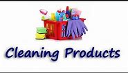 Learn English for Housekeeping Job | CLEANING PRODUCTS.