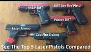 Top 5 Laser Pistol Trainers compared SIRT, Pocket Pistol, Laser-Ammo, Coolfire
