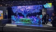 Samsung New MicroLED TVs and Transparent Displays from CES 2024