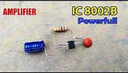 Mini Amplifier Micro IC 8002B || DIY Powerful Bass