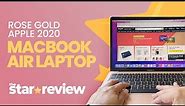Rose Gold Apple 2020 MacBook Air Laptop M1 Chip, 13" Retina Display, 8GB RAM, 256GB SSD Storage