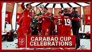 Liverpool's Dressing Room Celebrations | Carabao Cup Winners 2024