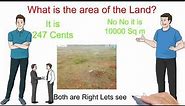 Unit Conversion for land area measurements part-1 | Hectare, Acre, Cent, Sq m, Sq ft | TCT