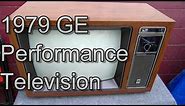 1979 GE Performance Television Portable Color TV Set