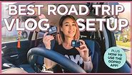 Best Road Trip Car Vlog Setup - How To Set Up GoPros and Use the GoPro App