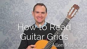 How to Read Guitar Grids for Chords and Scales