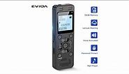 EVIDA V618 Portable Digital Voice Recorder, EVIDA 2324 Hours Voice Activated Recording Device Audio