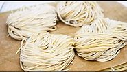 How To Make Perfectly Springy, Bouncy and Chewy Fresh Homemade Chinese Egg Noodles