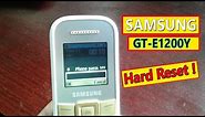 Samsung GT- E1200Y Hard Reset, Samsung GT- E1200Y Phone Password Unlock