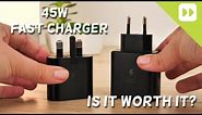 Comparing the Official Samsung 45W vs. 25W Super Fast Wall Charger | Which charges faster?