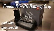 Canon R5, R5C & R6 BG-R10 battery grip review!