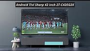Android Tivi Sharp 42 inch 2T-C42EG2X Mở hộp, lắp đặt và trải nghiệm thực tế
