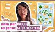 MAKE STICKERS AT HOME: how to set up a sticker sheet with your Cricut