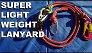 How to Make a Tree Climbing Lanyard: Lightweight, Simple, Easy to Use.