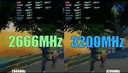 2666MHz vs 3200MHz