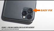 iPhone Camera Glass Lens Replacement Procedure | EASY FIX