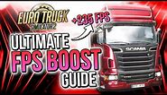 🔧 EURO TRUCK SIMULATOR 2: HOW TO BOOST FPS AND FIX FPS DROPS / STUTTER 🔥 | Low-End PC ✔️