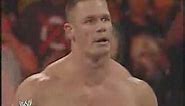 Carlito spits apple in John Cena's face